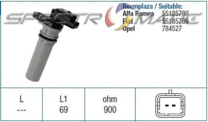 Spectromatic Ltd 19286 79256 Sensor Alfa Romeo 159 Fiat